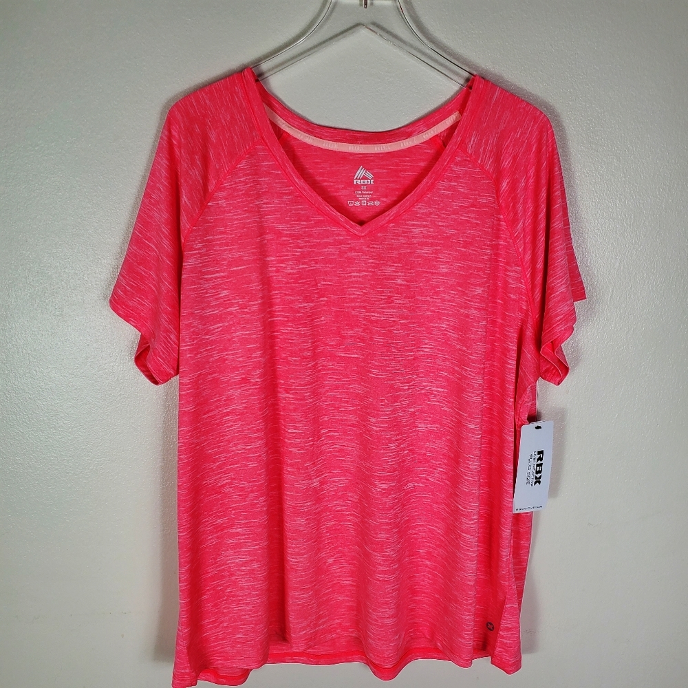 NWT RBX Women's Coral Tee Shirt - Size 3X